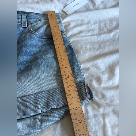 BDG NWT Urban Outfitters high rise Mom Jean shorts indigo denim - Picture 7 of 13